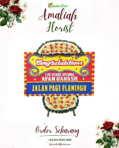 Bunga Papan Congratulation di Muararapak